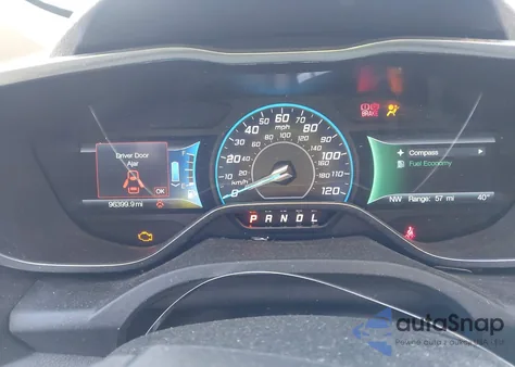 2016 Ford C-Max Hybrid Se из США, поврежденный, VIN 1FADP5AU2GL119226